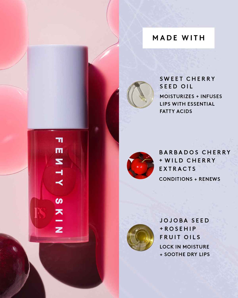 Fenty Skin Cherry Treat Conditioning Lip Oil